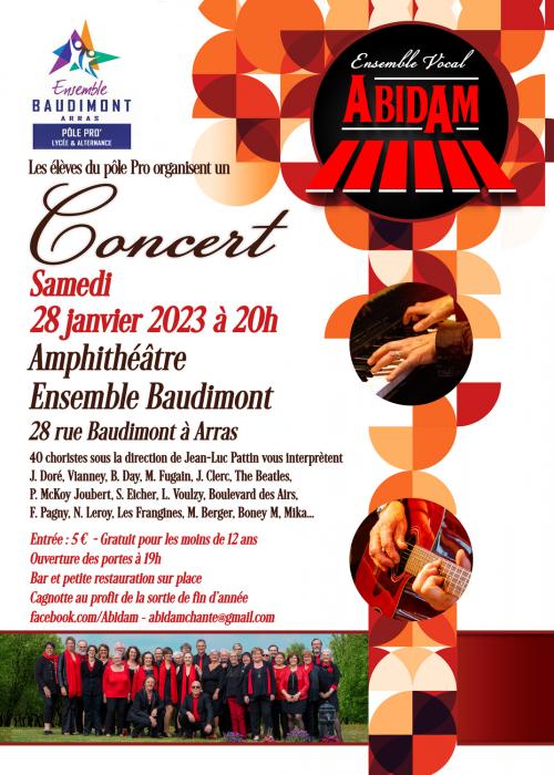 Un concert solidaire avec Abidam à Baudimont