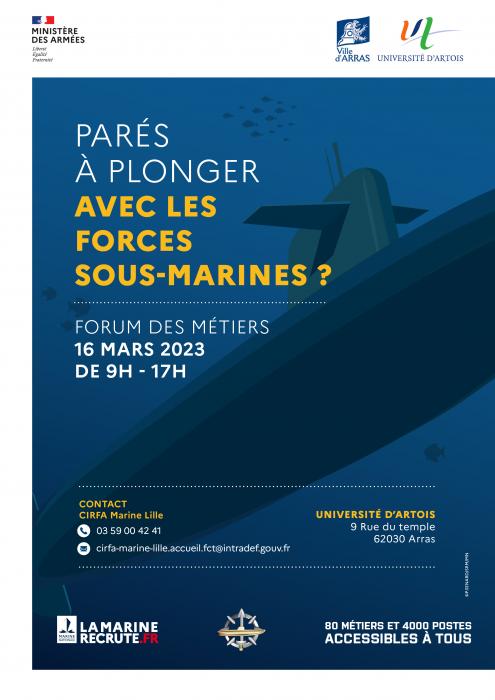 Un forum sur les métiers de la Marine Nationale à la Fac!!