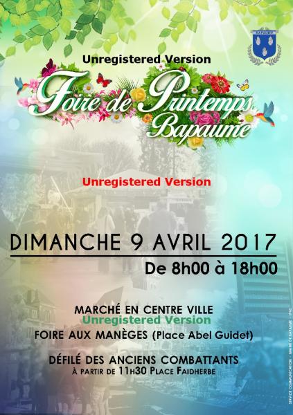 La foire de printemps à Bapaume