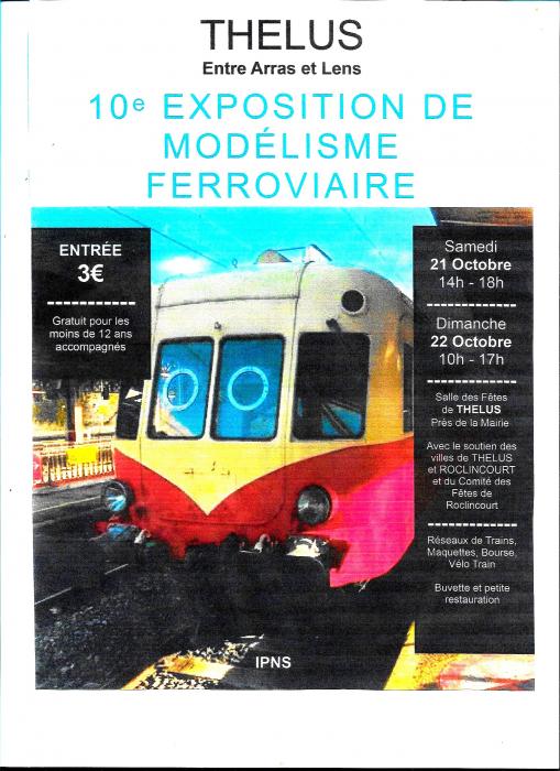 Une exposition de modélisme ferroviaire à Thélus.