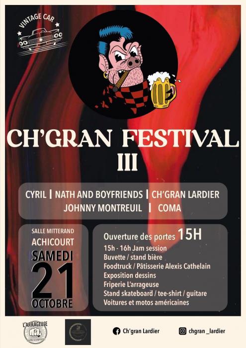 Le 3ème Ch’Gran Festival débarque à Achicourt