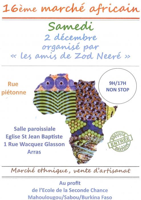 Les amis de Zod Neeré organisent leur marché africain 