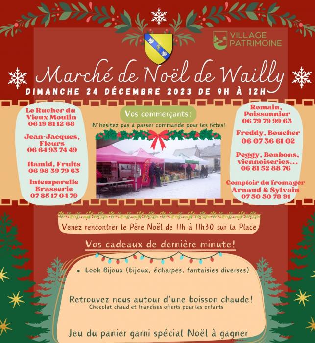 Marché de Noël à Wailly 