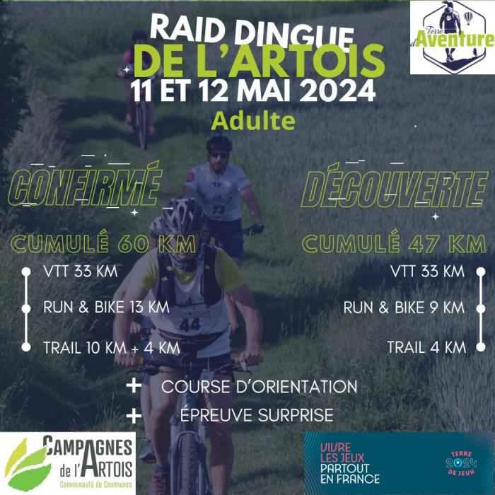 Les inscriptions sont ouvertes pour le 15ème Raid Dingue de l’Artois 