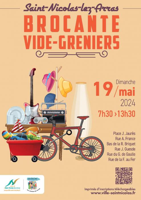 La traditionnelle Brocante/Vide-greniers à Saint Nicolas lez Arras