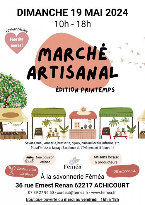 Un marché artisanal à Achicourt