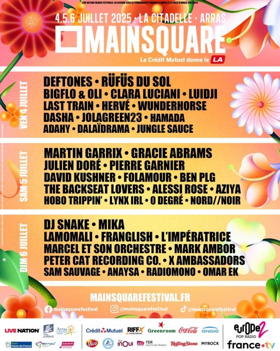 Le Main Square Festival 2025 finalise sa programmation pour toutes les générations
