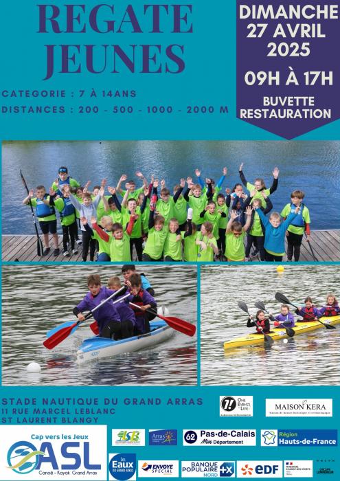 La régate jeunes au stade nautique du Grand Arras