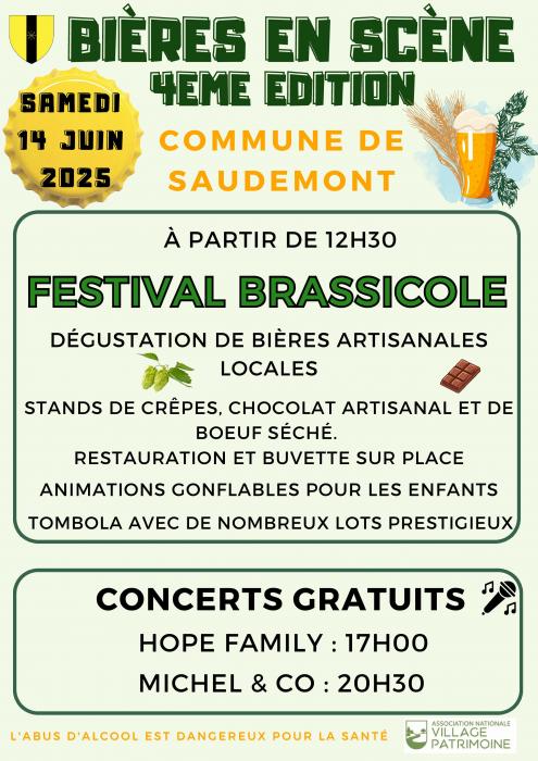 La 4ème édition de Bières en Scène à Saudemont