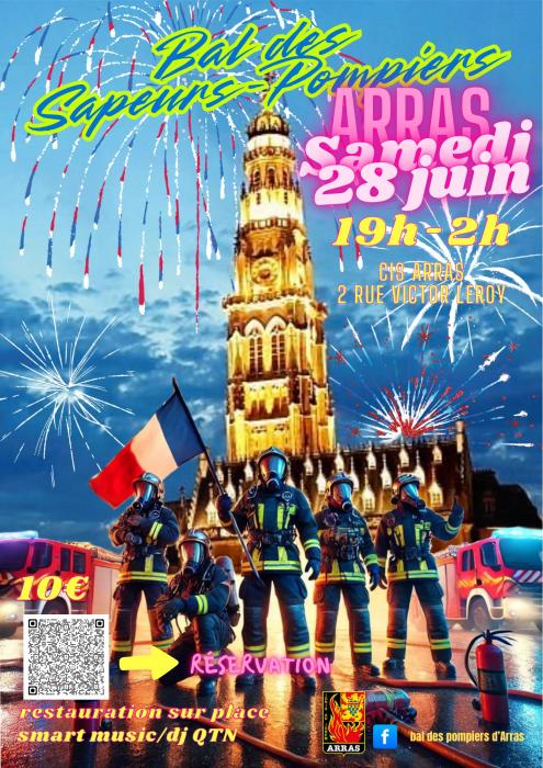 Le bal des sapeurs-pompiers d'Arras