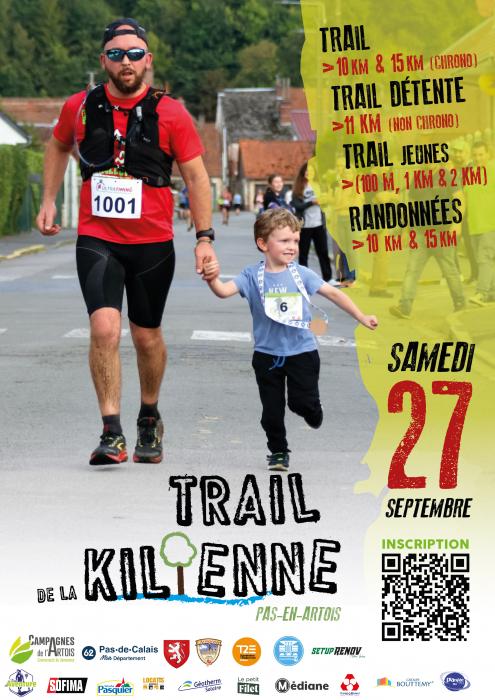 Le 6ème Trail de la Kilienne à Pas-en-Artois