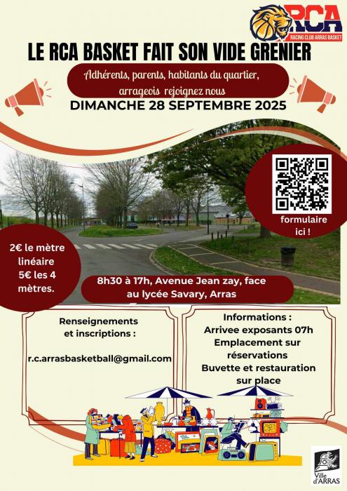 Le RCA Basket fait son vide grenier