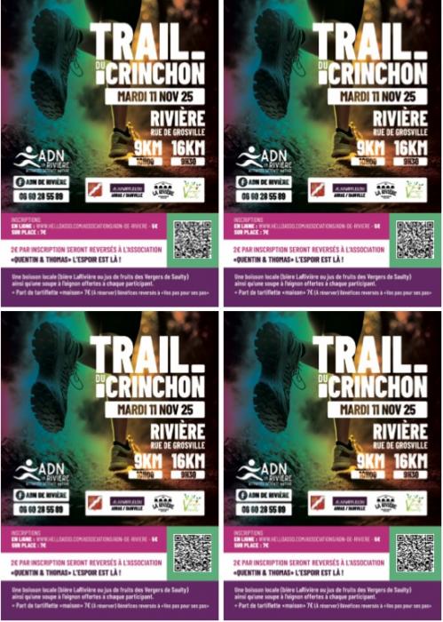 Le trail du Crinchon à Rivière