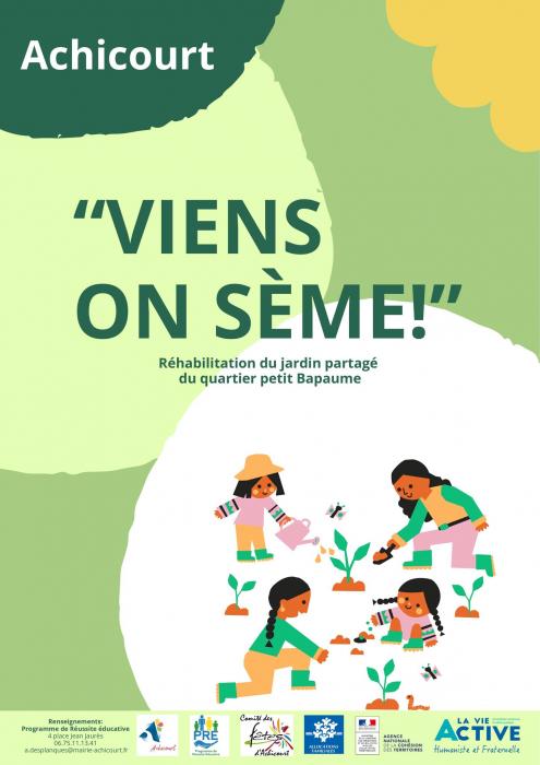 Viens on sème à Achicourt