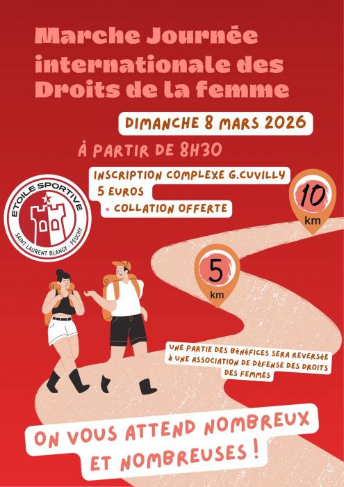 Une marche pour la journée internationale des droits de la femme