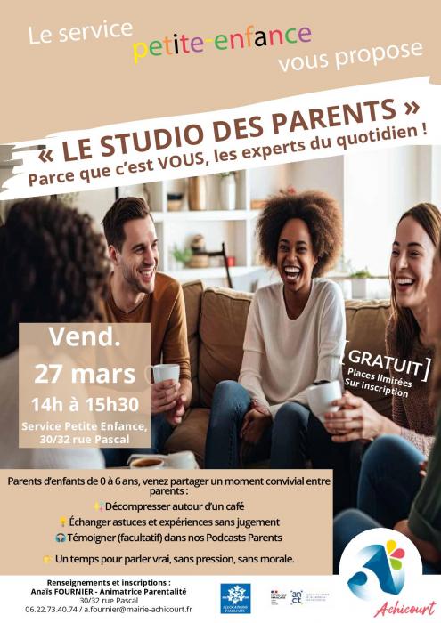 Le studio des parents à Achicourt