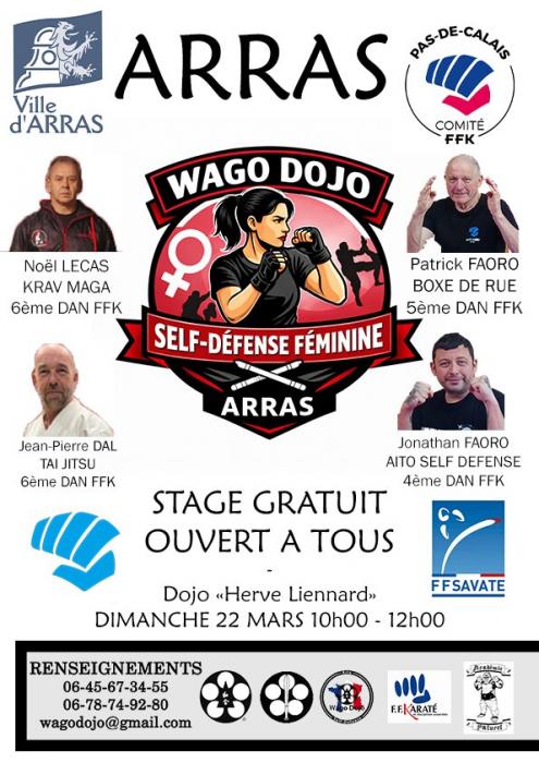 Un stage de self défense féminine à Arras