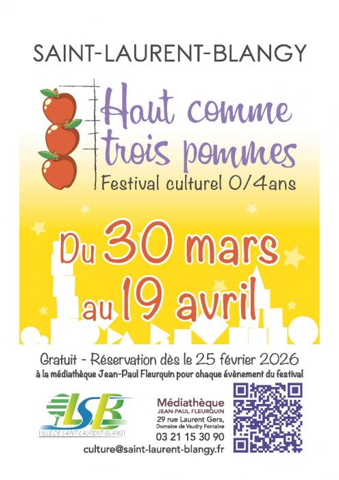 Le 4ème festival Haut Comme Trois Pommes à Saint Laurent Blangy 