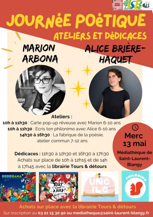 Une journée poétique à Saint Laurent Blangy