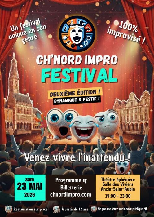  Le 2ème Ch’Nord Impro Festival à Anzin-Saint-Aubin
