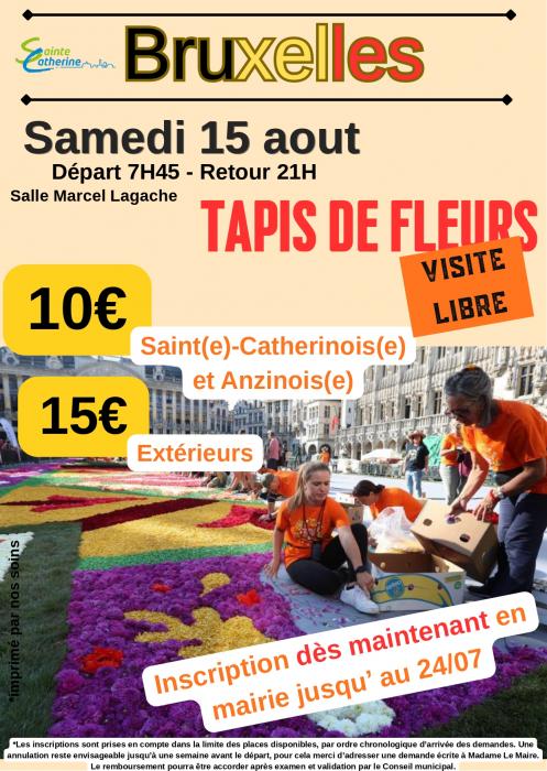 Sainte Catherine propose une sortie à Bruxelles