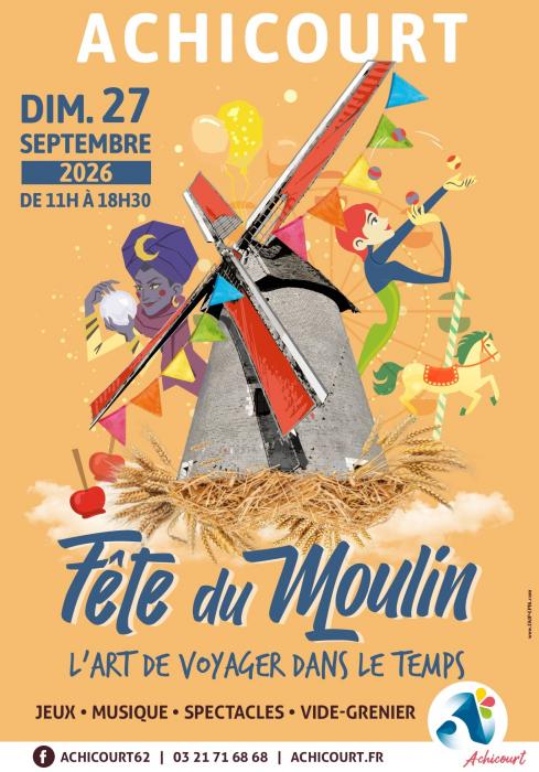 La Fête du Moulin d’Achicourt célèbre les arts forains