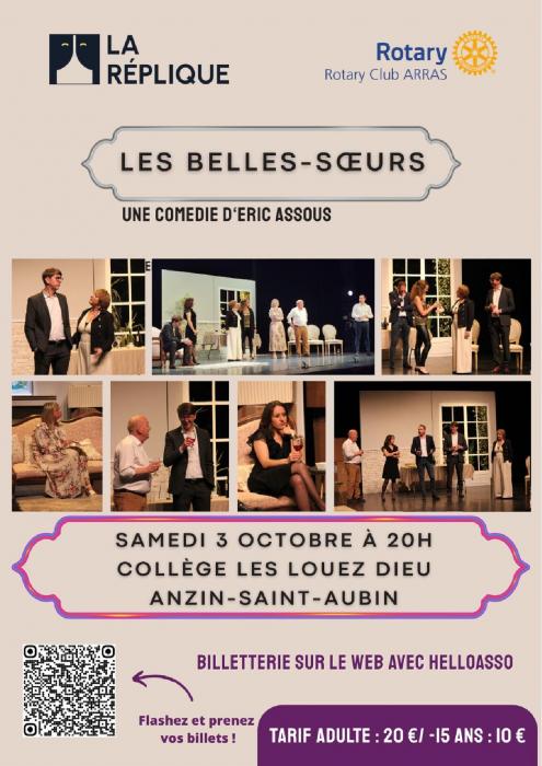 Le Rotary Club Arras organise une soirée théâtre solidaire 