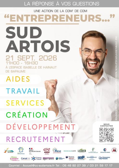 La Com de Com du Sud Artois organise son 3ème forum Entreprendre.
