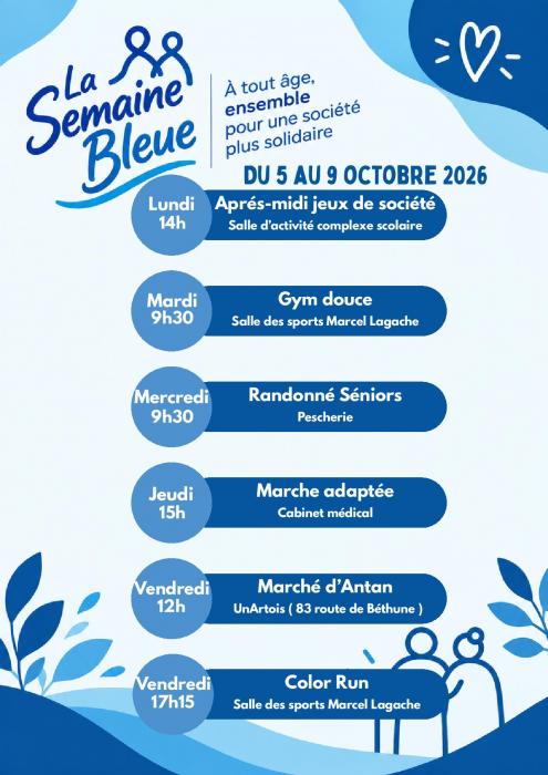 Sainte Catherine se mobilise pour la semaine bleue 