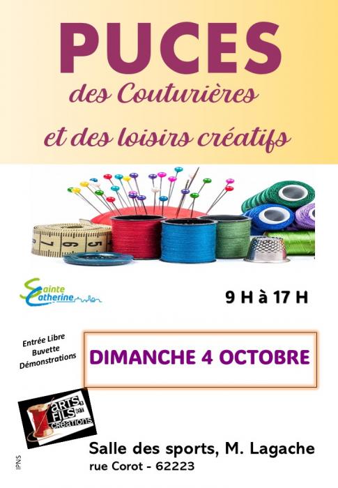 Arts, fils et créations organise les puces des couturières et des loisirs créatifs