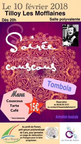 Une soirée couscous pour aider le petit Florent!!!!