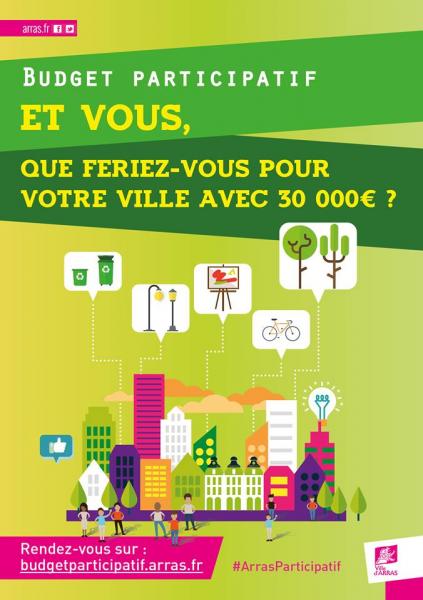 Le budget participatif de la ville d'Arras revient !!!