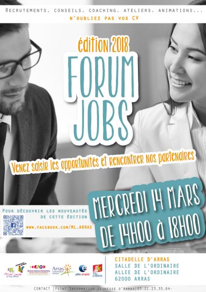 Le Forum Jobs et le salon de l’Alternance à la Citadelle d’Arras 