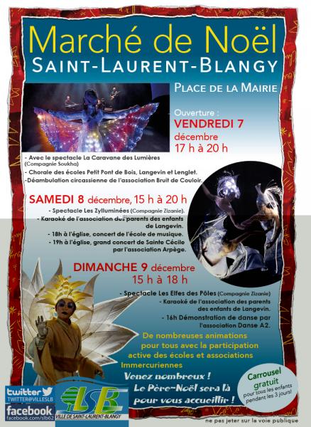 Saint Laurent Blangy fait son marché de Noel!!!