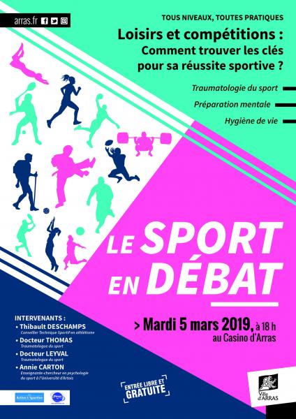 "Le Sport en Débat" à Arras!!!
