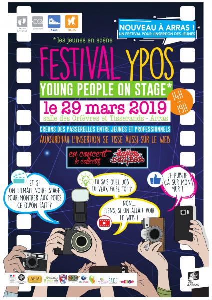 Le 1er Festival Ypos, Young People on stage à Arras!!!!