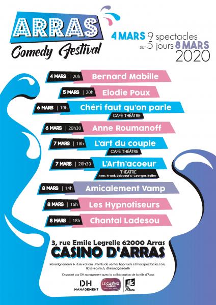 L’Arras Comédy Festival revient au Casino!!!!