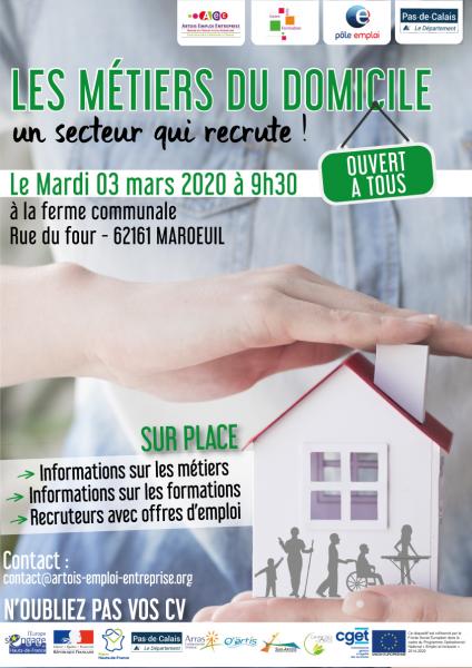 Les métiers du domicile, un secteur qui recrute!!!