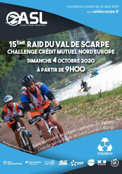 Les inscriptions au 15ème Raid du Val de Scarpe sont ouvertes!!!