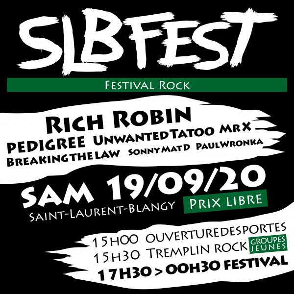 Le SLB FEST à Saint Laurent Blangy est annulé!!!!