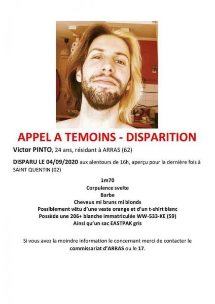 Victor Pinto a été retrouvé 