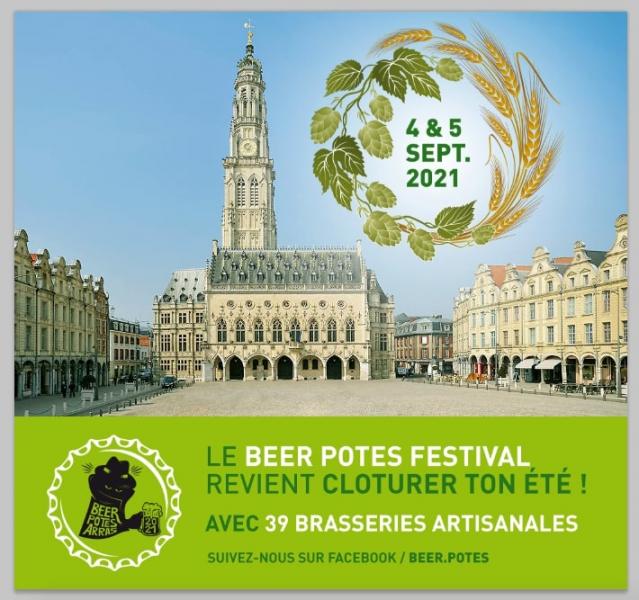 Le Beer Potes Festival revient sur la Grand Place d'Arras!!!