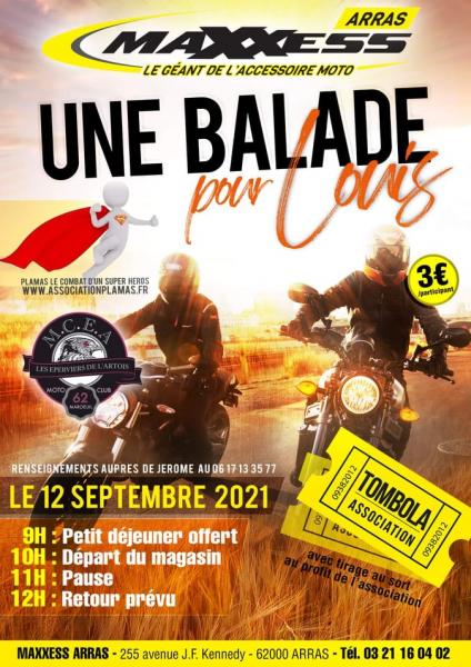 Une balade à motos pour Louis et le combat d'un super héros!!!