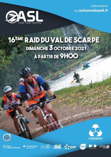 Les inscriptions au 16ème Raid du Val de Scarpe sont ouvertes!!!