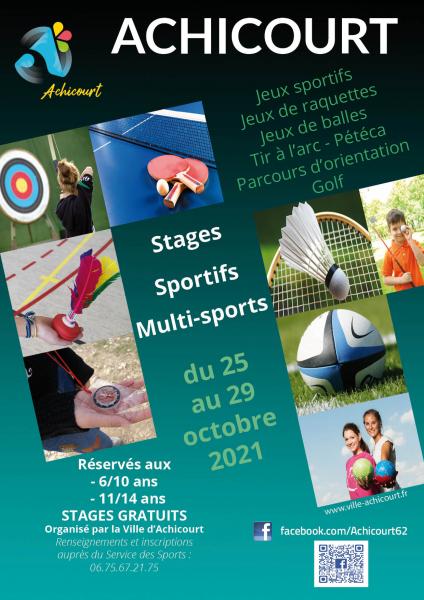 Du Multi sports pour les vacances à Achicourt!!!