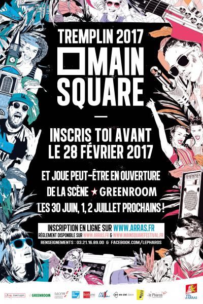 Inscriptions ouvertes pour le tremplin Main square 2017