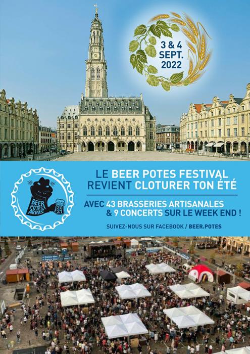 Le Beer Potes Festival revient sur la Grand Place d'Arras!!!