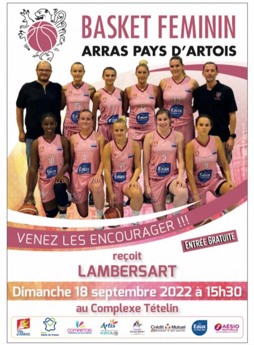 Première de la saison à domicile pour les demoiselles d'Arras !!!