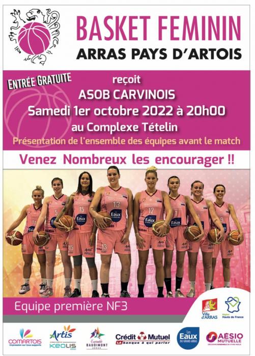 Un derby à domicile pour les demoiselles d'Arras !!!