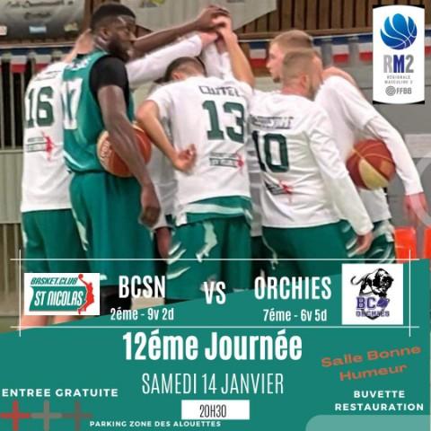 Match à domicile pour le Basket Club de Saint Nicolas 